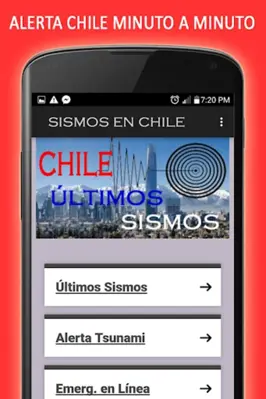 Sismos en Chile y Emergencias android App screenshot 5